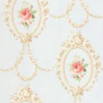 SK Filson Duck Egg Floral Wallpaper