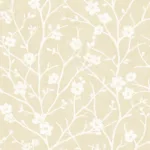 SK Filson Gold Floral Wallpaper