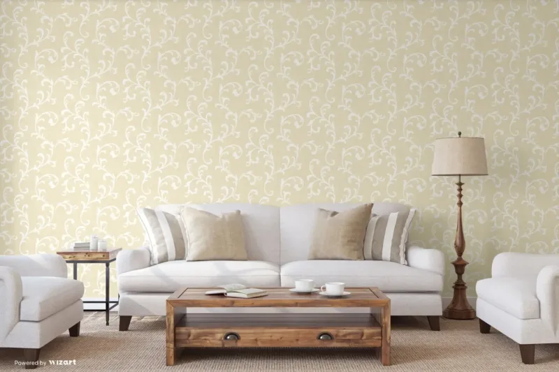 SK Filson Gold Acanthus Scroll Wallpaper