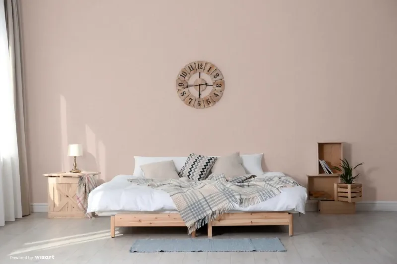 SK Filson Rose Gold Linen Plain Wallpaper