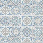 SK Filson Blue Mozaic Tiles Wallpaper