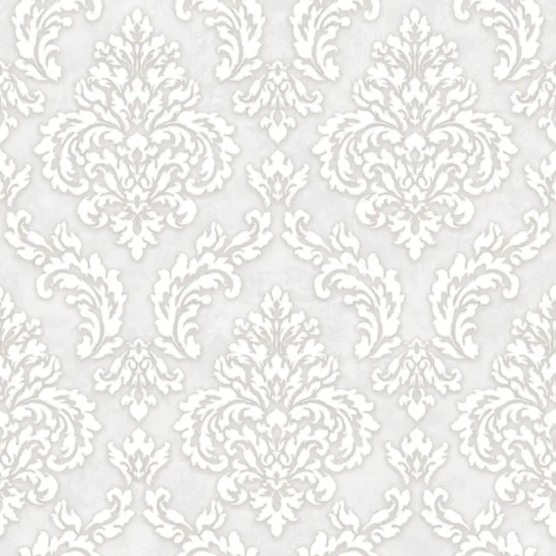 SK Filson Grey Sahara Damask Wallpaper