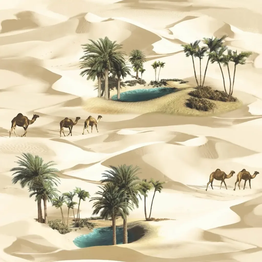 SK Filson Multicolour Desert Oasis Wallpaper