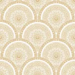 SK Filson Gold Divine Plates Wallpaper