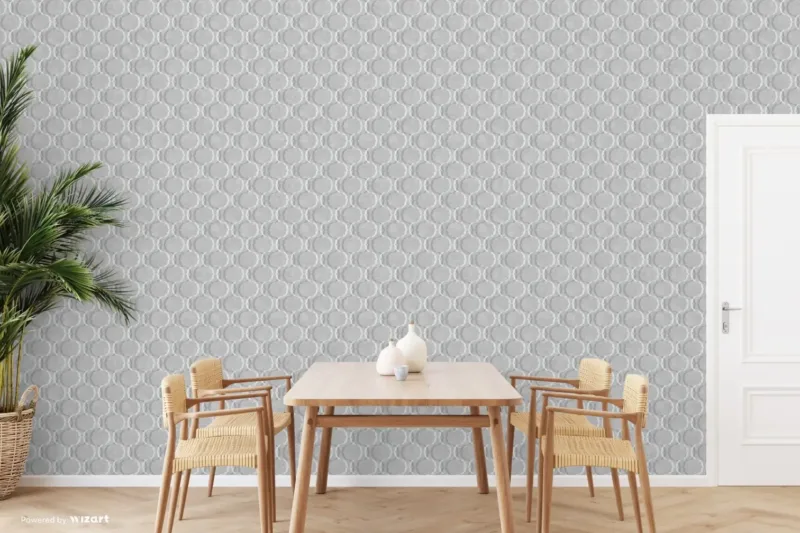 SK Filson Grey Diamond Trellis Wallpaper
