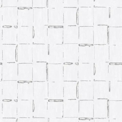 SK Filson Geometric Lines in Silver Wallpaper