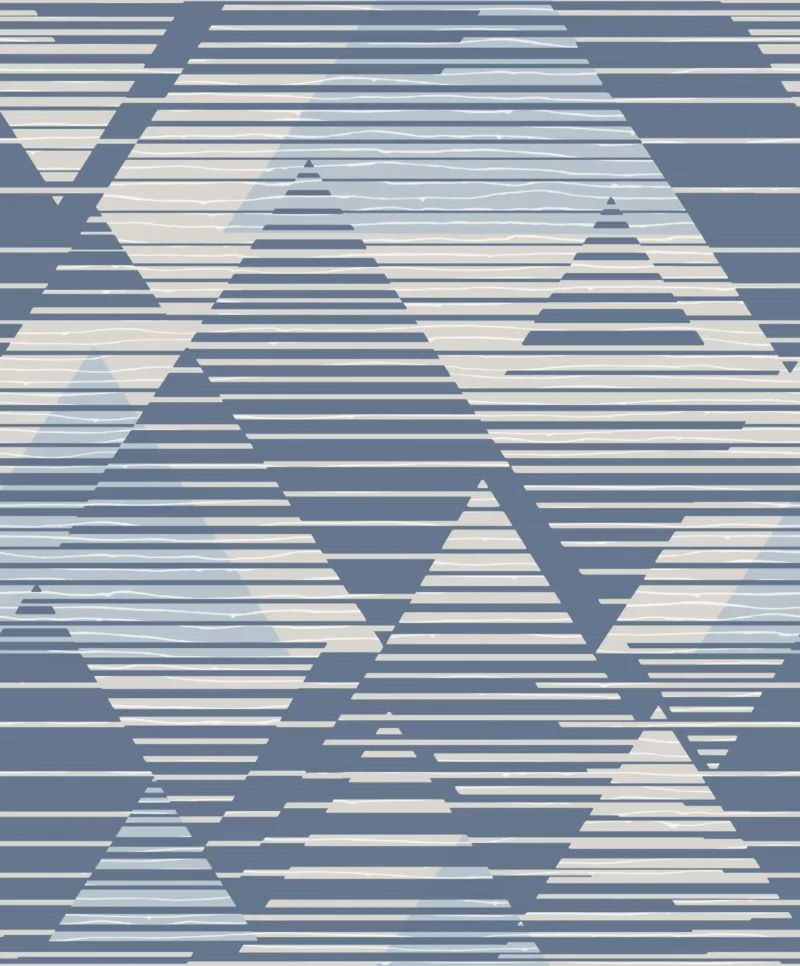 SK Filson Navy Blue Prism Wallpaper