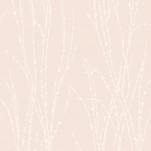 SK Filson Pink Botanical Ferns Wallpaper